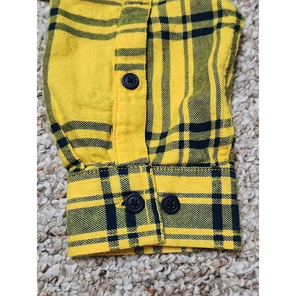 Columbia Michigan Wolverines Flare Gun Cotton Flannel Shirt size Men's‎ Medium - Picture 5 of 15
